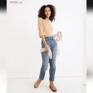 NWT Madewell Women's The Perfect Vintage Jean in Belbury Wash Sz 26 $138